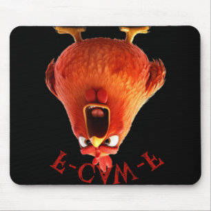 F-caw-f Funny Chicken Rooster Humour Quote  Mouse Pad