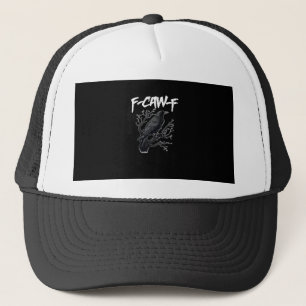 F-Caw-F Funny Crow Minimal Clean Trucker Hat