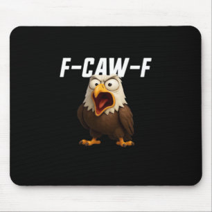 F-Caw-F Funny F-Caw-F Gear Retro Classic Mouse Pad