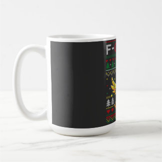 F-CAW-F Funny Screaming Chicken Ugly Christmas Coffee Mug