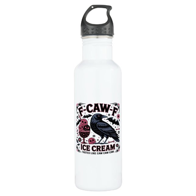 F Caw F Funny Trendy 710 Ml Water Bottle (Front)