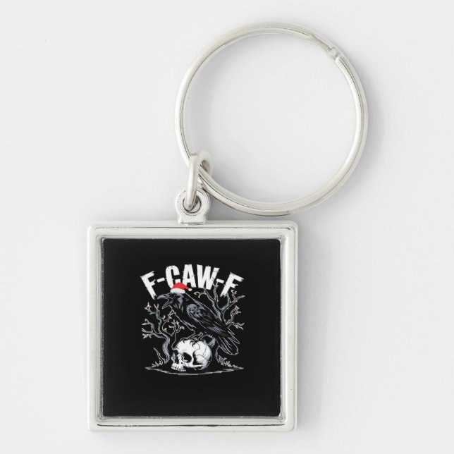 F-Caw-F Funny Trendy Keychain (Front)