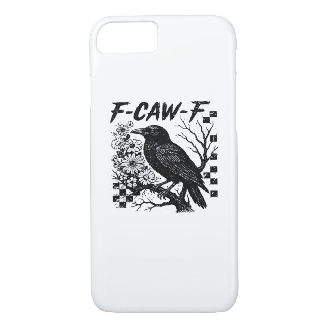F-Caw-F Halloween Bird Case-Mate iPhone Case (Back)