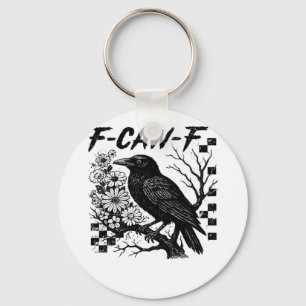 F-Caw-F Halloween Bird Keychain