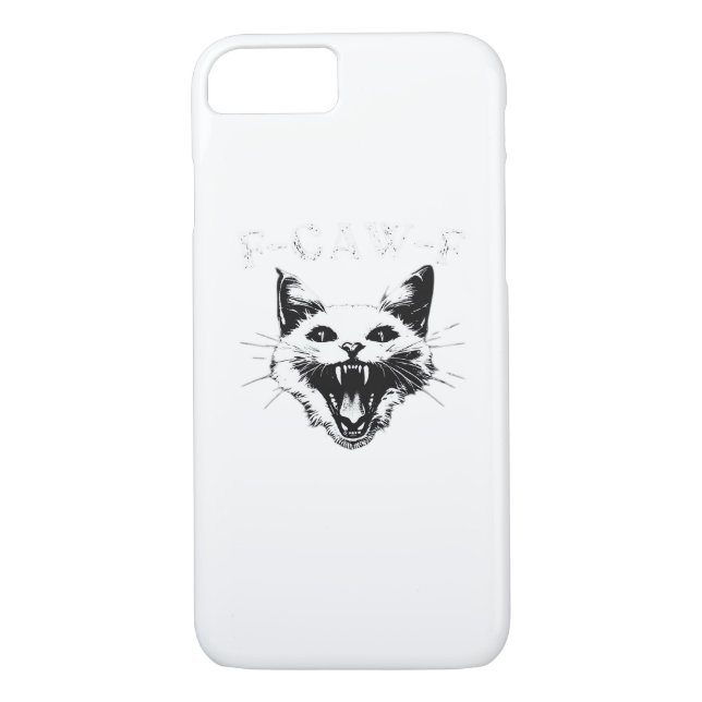 F-Caw-F Halloween Lover F-Caw-F Funny Classic Case-Mate iPhone Case (Back)
