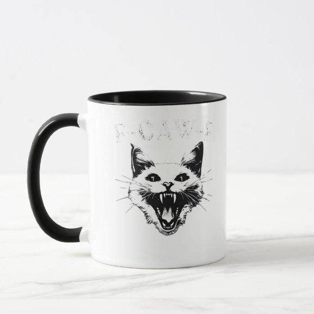 F-Caw-F Halloween Lover F-Caw-F Funny Classic Mug (Left)