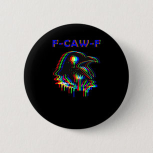 F-Caw-F Halloween Music Party Essential 2 Inch Round Button