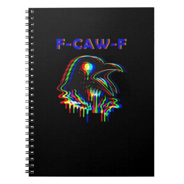 F-Caw-F Halloween Music Party Essential Notebook (Front)
