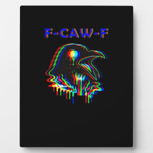 F-Caw-F Halloween Music Party Essential Plaque