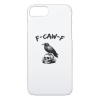 F-Caw-F Halloween Raven Skull Gothic Humour Funny 
