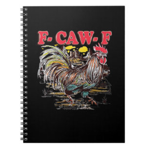 F-Caw-F Hei Hei Moana Rooster Classic Funny Graphi Notebook