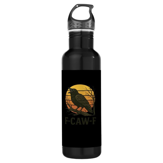 F-Caw-F Minimal Clean 710 Ml Water Bottle (Front)