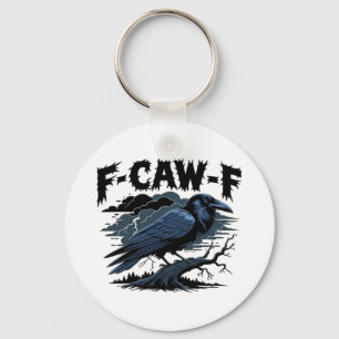 F-Caw-F Minimal Clean Design Keychain