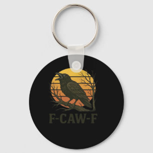 F-Caw-F Minimal Clean Keychain
