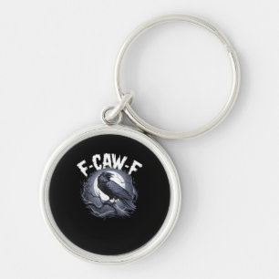 F-Caw-F Minimal Clean Keychain
