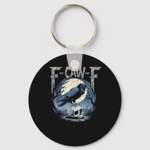 F-Caw-F Minimal Clean Keychain