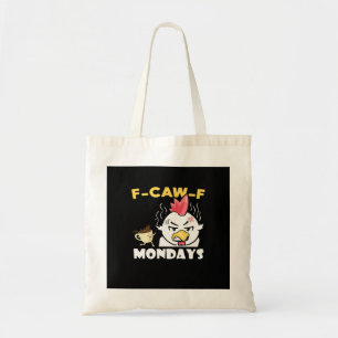F-Caw-F Mondays Classic Minimal Clean Tote Bag