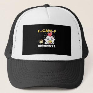 F-Caw-F Mondays Classic Minimal Clean Trucker Hat