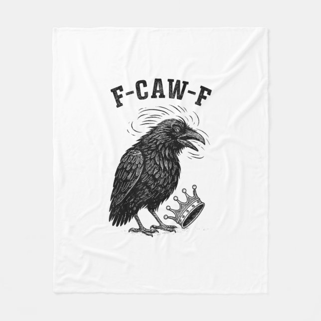 F Caw F No Kings In America Creative Style Fleece Blanket (Front)
