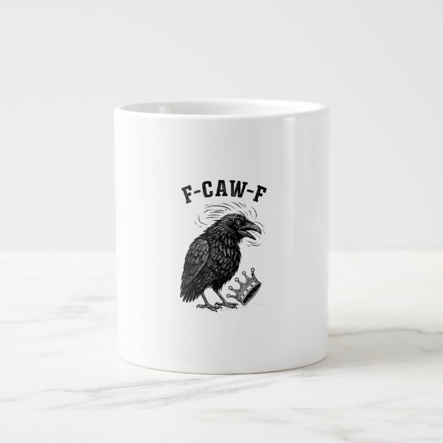 F Caw F No Kings In America Creative Style Large Coffee Mug (Front)