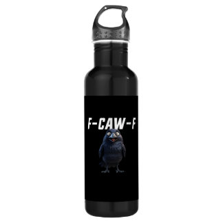 F Caw F Raven Funny Gear Creative Style 710 Ml Water Bottle