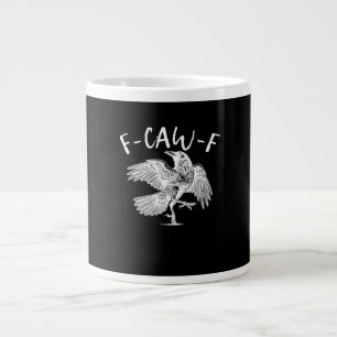 F-Caw-F Raven Retro Classic Large Coffee Mug