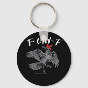 F-Caw-F Retro Classic Keychain