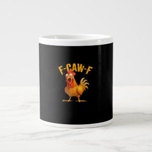 F-Caw-F Retro Classic Large Coffee Mug
