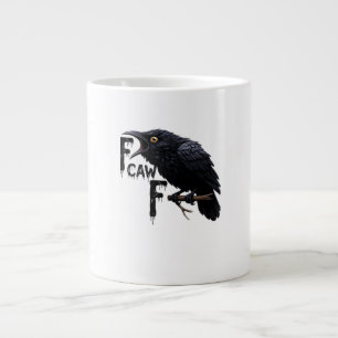 F Caw F Retro Classic Large Coffee Mug