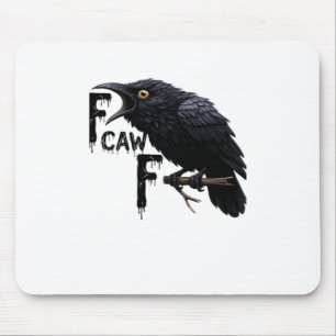F Caw F Retro Classic Mouse Pad