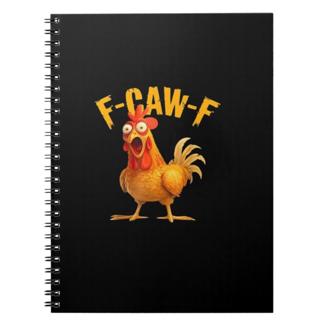 F-Caw-F Retro Classic Notebook (Front)
