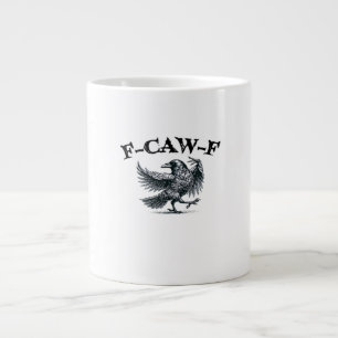 F-Caw-F Retro Style Large Coffee Mug