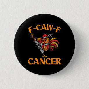 F-caw-f Rooster Meme Funny Chicken Humour Joke Fca 2 Inch Round Button