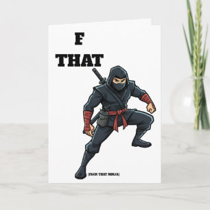 F cette carte de divorce de ninja
