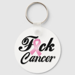 F*CK Breast Cancer Shirts Keychain