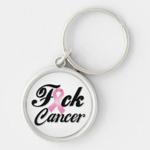F*CK Breast Cancer Shirts Keychain