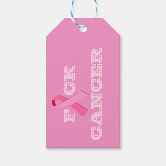 F CK Cancer Gift Tags (Front)