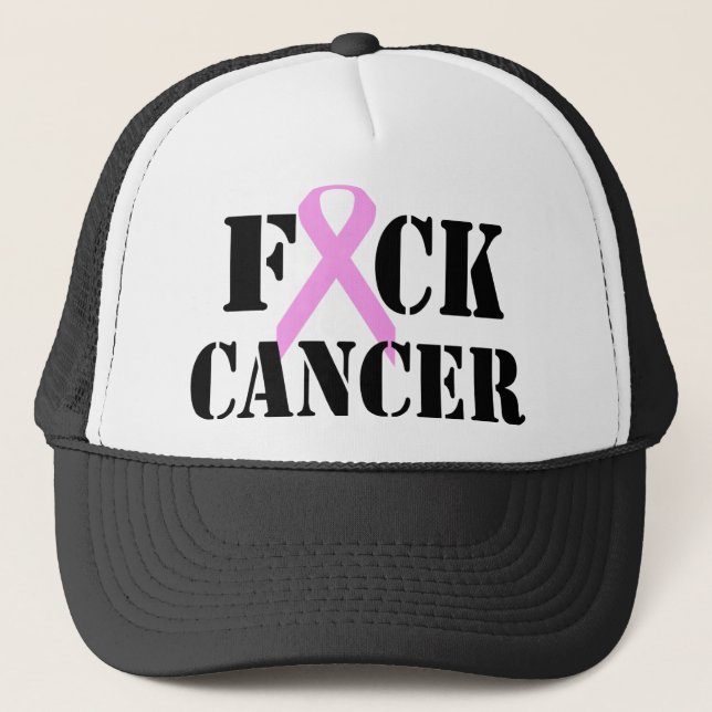F*CK Cancer Trucker Hat (Front)
