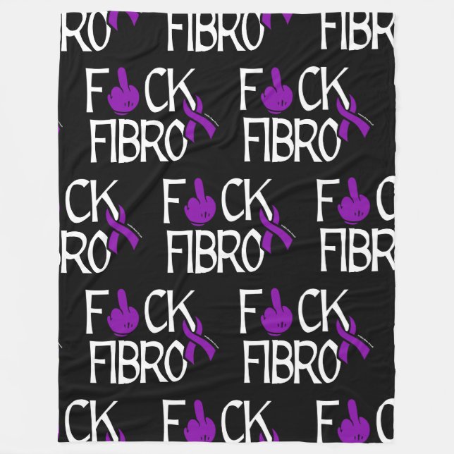 F#CK FIBRO FLEECE BLANKET (Front)