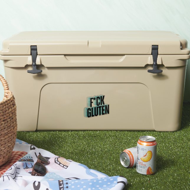 F*CK Gluten - Gluten Free + Celiac Disease Vinyl (Cooler)
