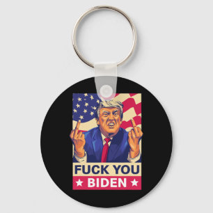 F%ck You Biden Funny Trump  Keychain