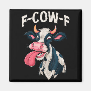 F-cow-f Funny Meme Fcowf Cow Men Women  Magnet