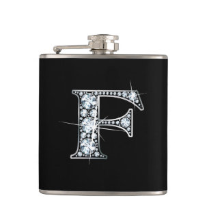 F "Diamond Bling" Flask