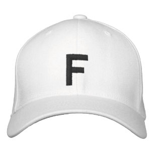 F EMBROIDERED HAT