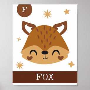 F est pour Renard, Nurserie, Chambre, Décoration M