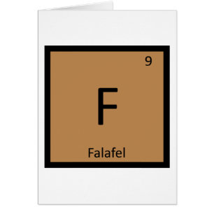 F - Falafel Chemistry Periodic Table Symbol