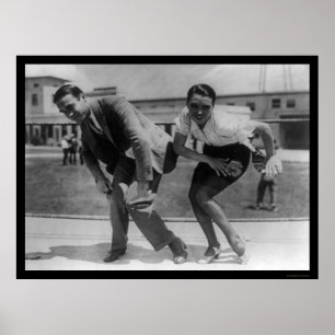 F. Farnum Teaching an Actress the Charleston 1925 Poster