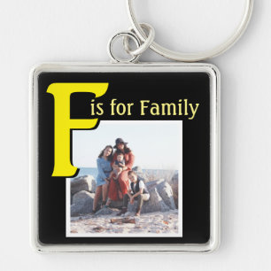 F for Family Keychain