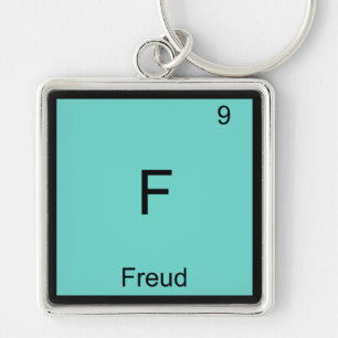 F - Freud Funny Chemistry Element Symbol T-Shirt Keychain
