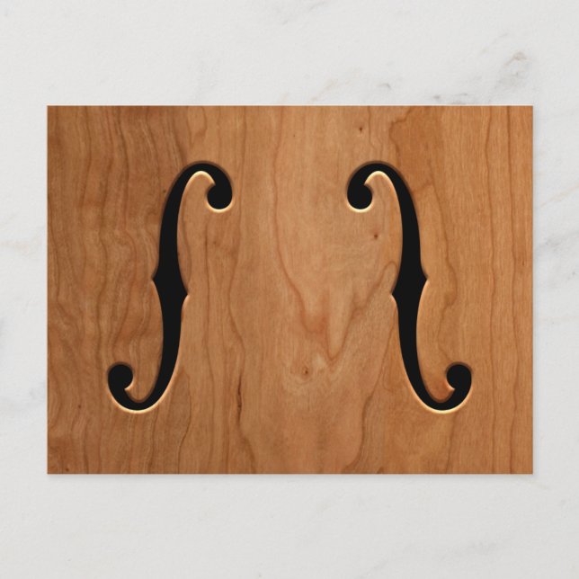 F-Holes -wg Postcard (Front)